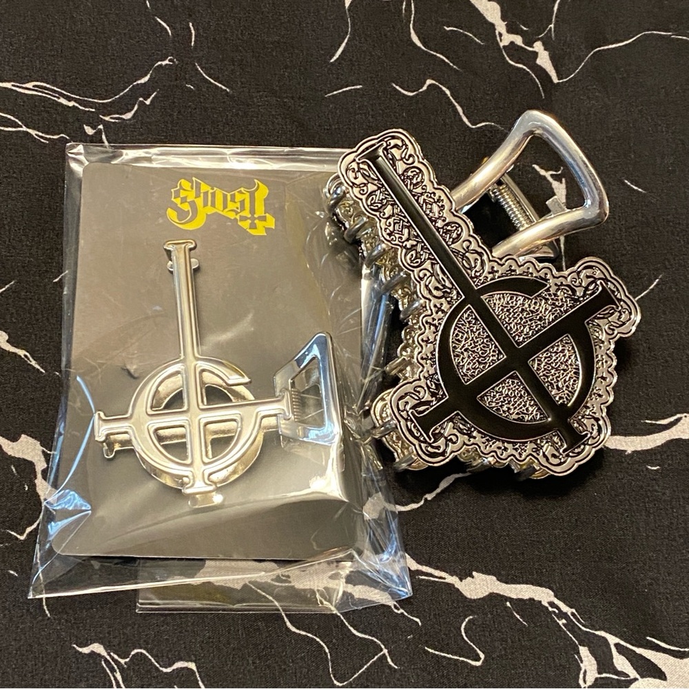 Grucifix Ghost Papa Emeritus II Metal Hair Clips